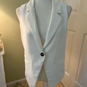 white vest NWOT